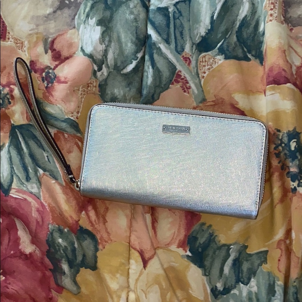 Gold Kate Spade Wristlet